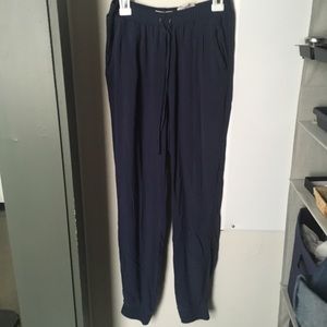 Abercrombie navy blue joggers